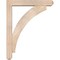Ekena Millwork Thorton Craftsman Smooth Bracket w/ Offset Brace, Douglas Fir, 5 1/2"W x 30"D x 38"H BKT0604X30X38THR04SDF - alternate 3